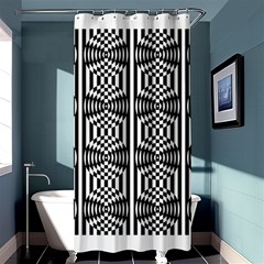 Optical Illusion Shower Curtain 36  X 72  (stall)  by Sparkle