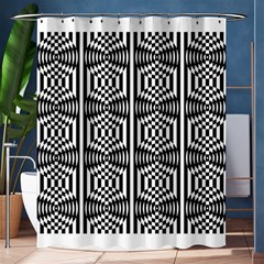 Optical Illusion Shower Curtain 60  X 72  (medium)  by Sparkle