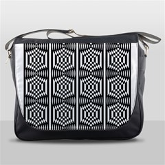 Optical Illusion Messenger Bag by Sparkle