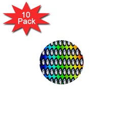 Geometric Balls 1  Mini Buttons (10 Pack)  by Sparkle