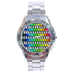 Geometric Balls Stainless Steel Analogue Watch by Sparkle