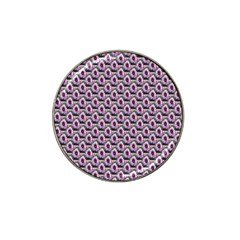 Flowers Pattern Hat Clip Ball Marker (4 Pack) by Sparkle