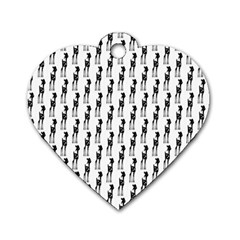 Deerlife Dog Tag Heart (one Side) by Sparkle