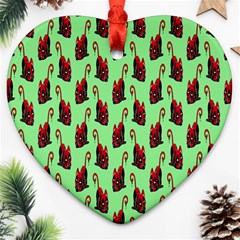 Funnyspider Heart Ornament (two Sides) by Sparkle