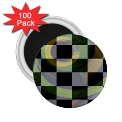 Circle Checks 2 25  Magnets (100 Pack)  by Sparkle