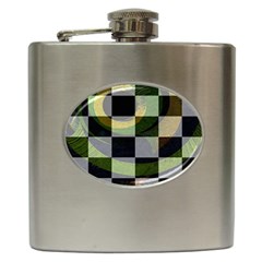 Circle Checks Hip Flask (6 Oz) by Sparkle