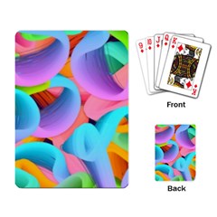 3d Color Swings Playing Cards Single Design (rectangle) by Sparkle