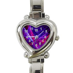 Fractal Flash Heart Italian Charm Watch by Sparkle