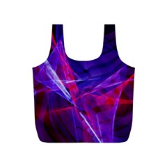 Fractal Flash Full Print Recycle Bag (s) by Sparkle