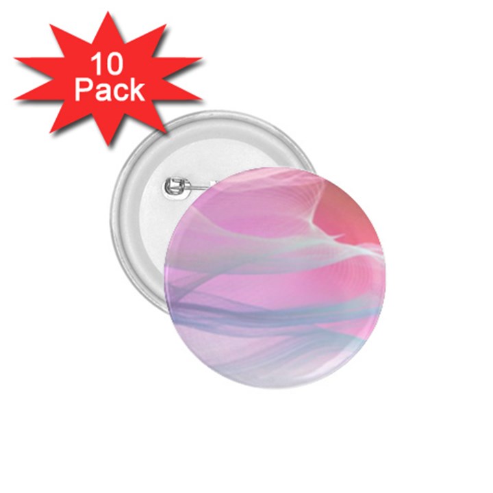 Pink Fractal 1.75  Buttons (10 pack)