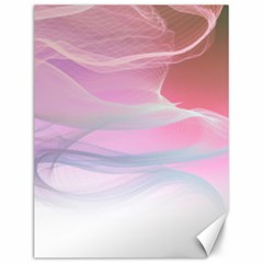 Pink Fractal Canvas 12  X 16  by Sparkle