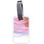 Pink Fractal Luggage Tag (one side) Front