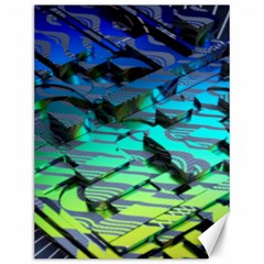 Digital Abstract Canvas 12  X 16  by Sparkle