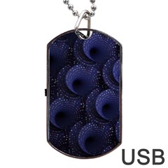 Sell Fractal Dog Tag Usb Flash (two Sides) by Sparkle