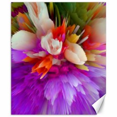 Poppy Flower Canvas 8  X 10  by Sparkle