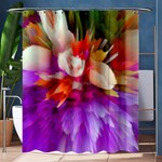 Poppy Flower Shower Curtain 60  x 72  (Medium)  60 x72  Curtain