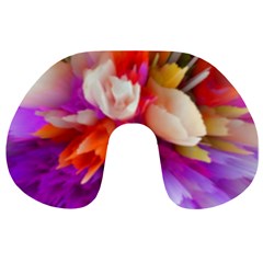 Poppy Flower Travel Neck Pillow by Sparkle