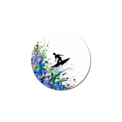 Nature Surfing Golf Ball Marker by Sparkle