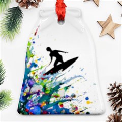 Nature Surfing Ornament (bell) by Sparkle