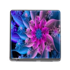 Fractal Flower Memory Card Reader (square 5 Slot) by Sparkle