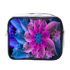 Fractal Flower Mini Toiletries Bag (one Side) by Sparkle