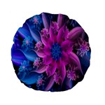 Fractal Flower Standard 15  Premium Flano Round Cushions Front