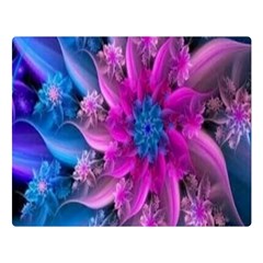 Fractal Flower Double Sided Flano Blanket (large)  by Sparkle