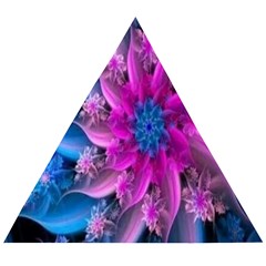 Fractal Flower Wooden Puzzle Triangle by Sparkle