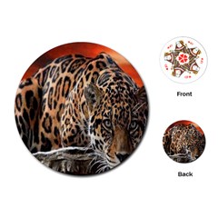 Nature With Tiger Playing Cards Single Design (round) by Sparkle