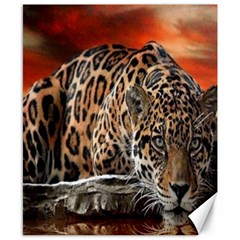 Nature With Tiger Canvas 8  X 10  by Sparkle