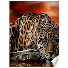 Nature With Tiger Canvas 36  X 48  by Sparkle