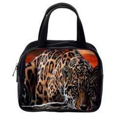 Nature With Tiger Classic Handbag (one Side) by Sparkle