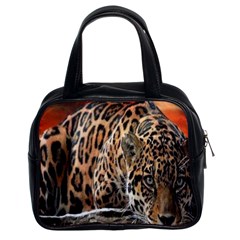 Nature With Tiger Classic Handbag (two Sides) by Sparkle