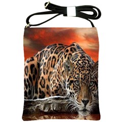 Nature With Tiger Shoulder Sling Bag by Sparkle