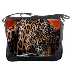 Nature With Tiger Messenger Bag by Sparkle