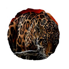 Nature With Tiger Standard 15  Premium Round Cushions by Sparkle