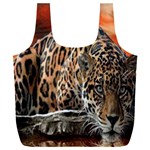 Nature With Tiger Full Print Recycle Bag (XXL) Front