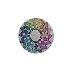 Wirldrawing Golf Ball Marker by Sparkle