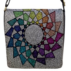 Wirldrawing Flap Closure Messenger Bag (s) by Sparkle