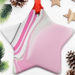 Modern Pink Star Ornament (two Sides) by Sparkle