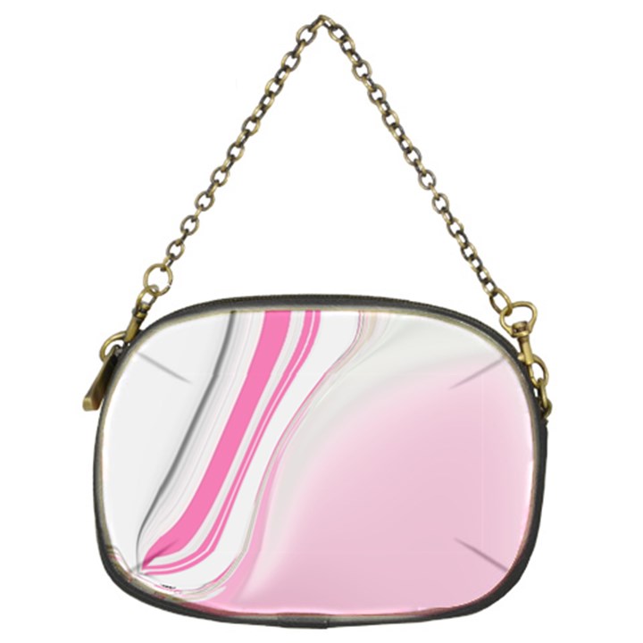 Modern Pink Chain Purse (Two Sides)