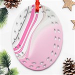 Modern Pink Ornament (Oval Filigree) Front