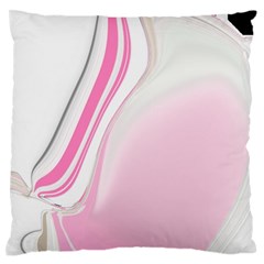 Modern Pink Large Flano Cushion Case (one Side) by Sparkle