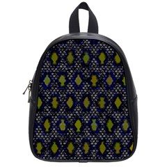 Color Abstract Cartoon School Bag (small) by Sparkle