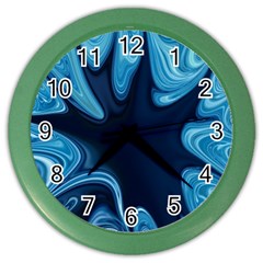 Sea Wrap Color Wall Clock by Sparkle