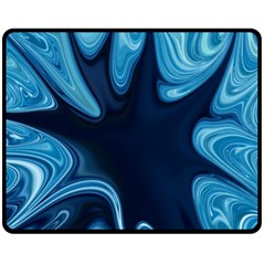 Sea Wrap Double Sided Fleece Blanket (medium)  by Sparkle