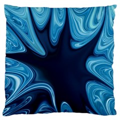 Sea Wrap Standard Flano Cushion Case (one Side) by Sparkle