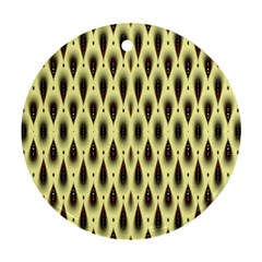 Mirrors Round Ornament (two Sides) by Sparkle