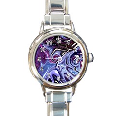 Galaxy Round Italian Charm Watch by Sparkle