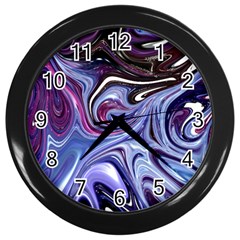 Galaxy Wall Clock (black) by Sparkle